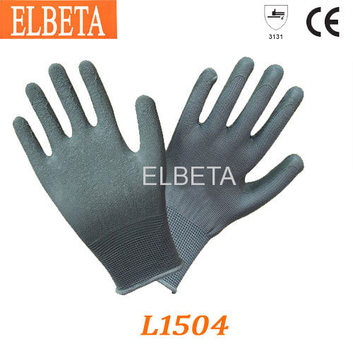 13 Gague Nylon Latex Gloves