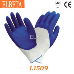 13 Gague Nylon Latex Gloves