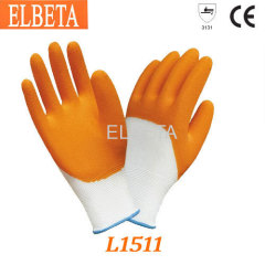 13 Gague Nylon Latex Gloves