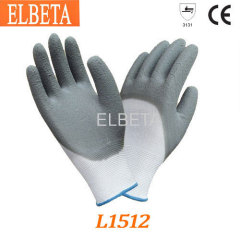 13 Gague Nylon Latex Gloves