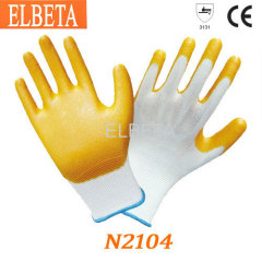 13 Gague Nitrile Gloves