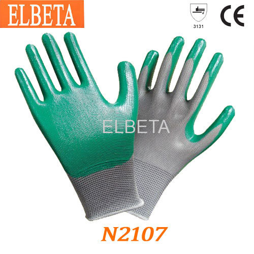 13 Gague Nitrile Gloves