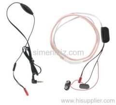 Button cell type super mini spy earpiece, magnetic resonance