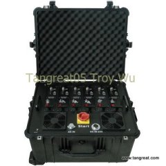 VHF/UHF high power jammer for military and VIP convoy protection