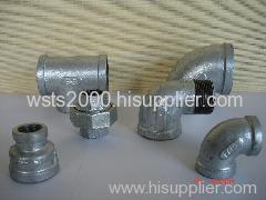 B.S malleable iron pipe fittings