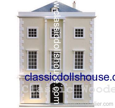 Wooden Cream Dolls House Miniatures