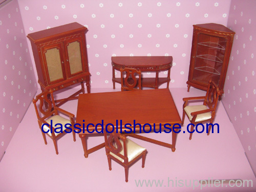 1:12 Dolls house Dining room Miniature Furnitures