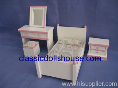 1:12 Dolls house Bedroom Miniature Oem