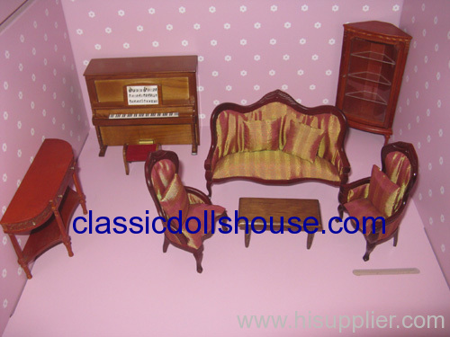 1:12 Dollhouse living room Miniatures Oem