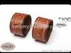 Kongery fashion genuine leather wristband