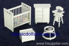 1:12 DollHouse miniatures Nursery furnitures