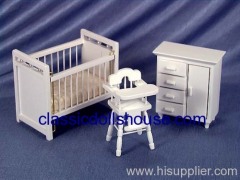 1:12 Dolls House miniatures Nursery furnitures