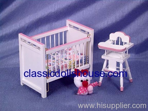 1:12 DollHouse miniatures Nursery furnitures