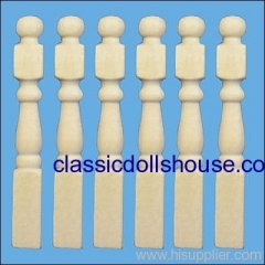 1:12 Dolls House miniature spindles Oem accessories