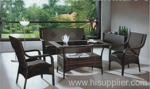 Rattan sofa group