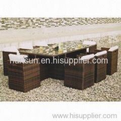 garden rattan dining sets