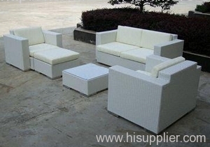 Garden wicker furniture sofa in high quality