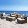 Patio rattan furniture hot sofa