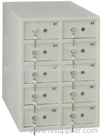 safe deposit boxes