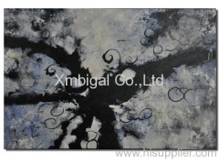 Abstract oil painting