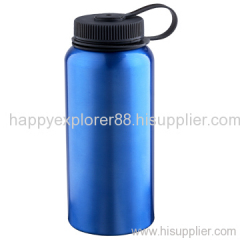 1000ml Wide Mouth Blue Color Alumium Bottle