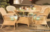 4 seaters PE rattan garden dining furniture