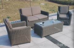 Outdoor PE rattan sofa in high quality