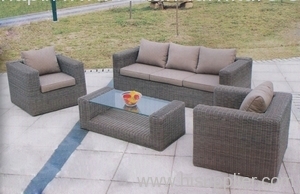 Outdoor wicker furniture PE rattan sofa