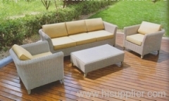 Garden wicker sofa furniture