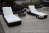 PE rattan garden lounge