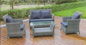 Garden PE rattan furniture sofa group