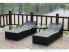 outdoor rattan patio chaise lounge