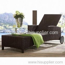 PE garden patio chaise chair