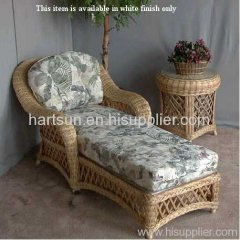 PE rattan lounge bed