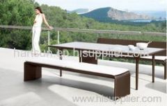 rattan outdoor dining set