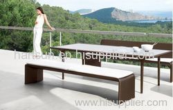 rattan outdoor dining set