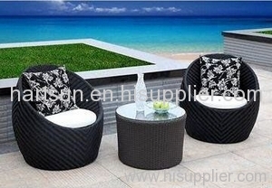 2 pcs rattan patio furniture