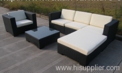 Rattan garden furniture