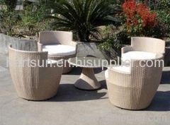 2 pcs PE rattan chairs