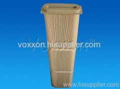 Pleated filter bag