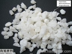 Refractory grade white fused alumina