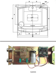 biometrics fingerprint safe lock with LCD display