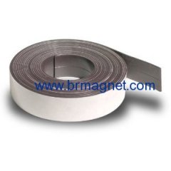 flexible magnetic extruded strip with self adhesive