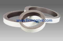 flexible magnetic extruded strip with self adhesive