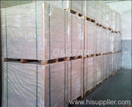 350gsm one side coated duplex board grey back factory