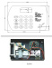 Touch screen safe lock for hidden safe