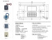 Biometric lock with LCD display