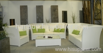 Garden wicker furniture sofa sets