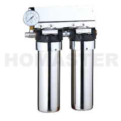 Undersink double stainless steel filter