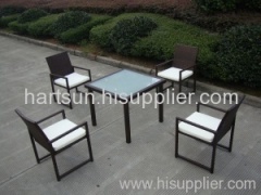 Outdoor furniture table and chairs